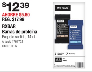 RXBAR Barras de proteina