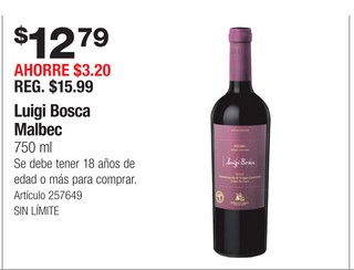 Luigi Bosca Malbec