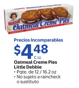 Oatmeal creme pies little debbie