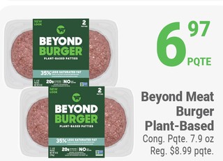 Beyond meat burger plant-based