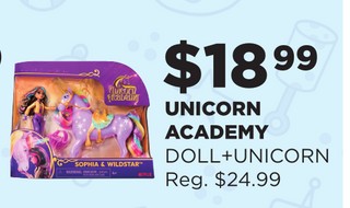 UNICORN ACADEMY DOLL+UNICORN