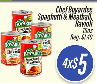 Chef Boyardee Spaghetti & Meatball Ravioli