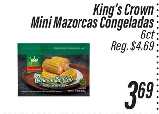 King's Crown Mini Mazorcas Congeladas