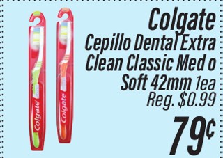 Colgate Cepillo Dental Extra Clean Classic Med o Soft