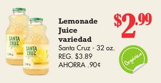 Lemonade Juice variedad Santa Cruz