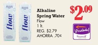 Alkaline Spring Water Flow
