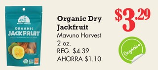 Organic Dry Jackfruit Mavuno Harvest