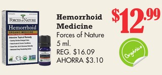 Hemorrhoid Medicine Forces of Nature