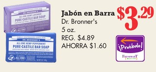 Jabón en Barra Dr. Bronner's
