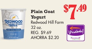 Plain Goat Yogurt Redwood Hill Farm