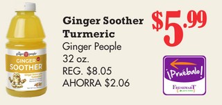 Ginger Soother Turmeric Ginger People