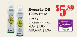 Avocado Oil 100% Pure Spray Chosen