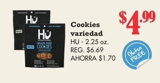 Cookies variedad HU