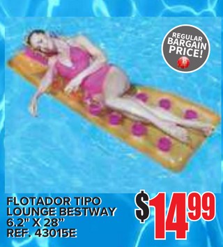 Flotador Tipo Lounge Bestway