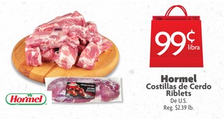 Hormel costillas de cerdo ribblets