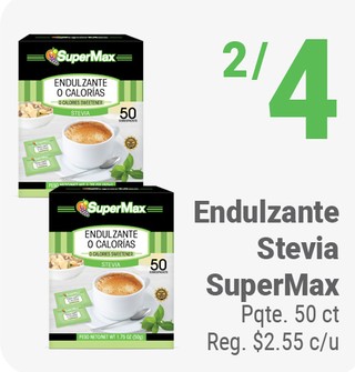 Endulzante Stevia SuperMax