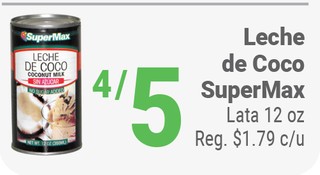 Leche de Coco SuperMax