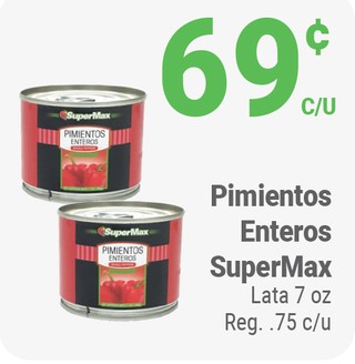 Pimientos Enteros SuperMax