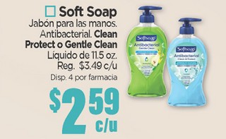 Soft Soap Jabon para las manos Antibacterial