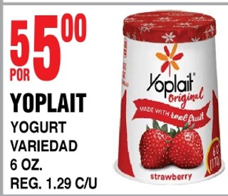 Yoplait yogurt variedad