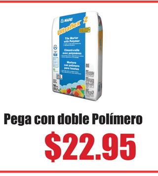 Pega con doble polimero
