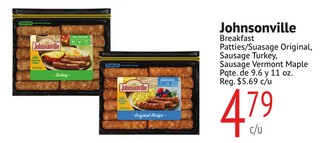 Johnsonville Breakfast Patties Suasage - Shop.pr