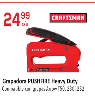 Grapadora PUSHFIRE Heavy Duty