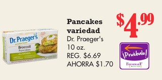 Pancakes variedad Dr. Praeger's