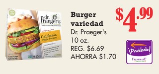 Burger Variedad Dr. Praeger's