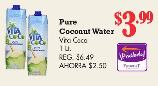 Pure Coconut Water Vita coco