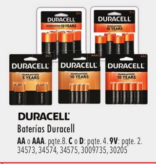 Duracell Baterias Duracell AA o AAA