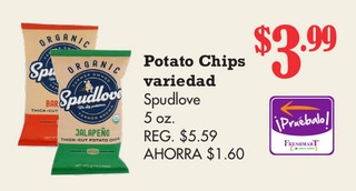Potato Chips Variedad Spudlove