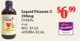 Liquid Vitamin C Child Life
