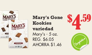 Mary's Gone Kookies variedad Mary's