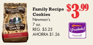 Family Recipe Cookies Newman's