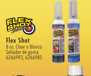 Flex Shot 8 oz. Clear o Blanco