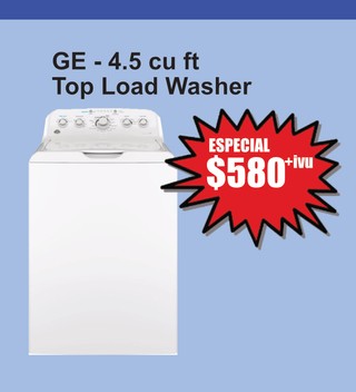GE - 4.5 Cu Ft. Load Washer