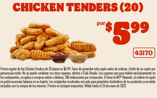 Chicken Tenders (20)
