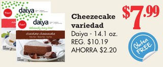Cheezecake variedad Daiya - 14.1 oz