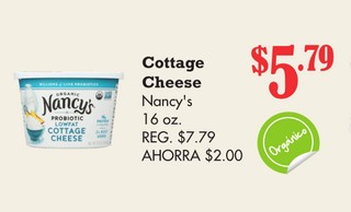 Cottage Cheese Nancy's 16 oz