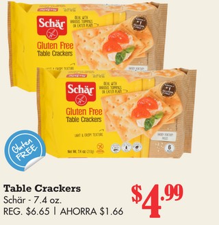 Table Crackers Schar