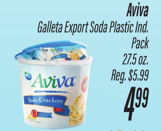 Aviva Galletas Export Soda