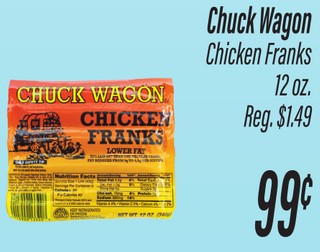 Chuck Wagon Chicken Franks