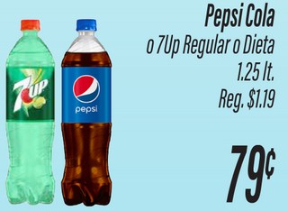 Pepsi Cola o 7Up