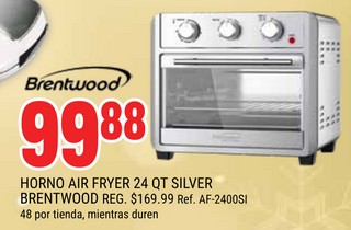 Brentwood AF-2400SI 24-Quart Convection Air Fryer Toaster Oven