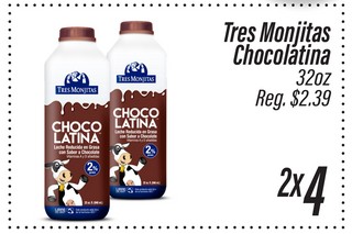Tres Monjitas Chocolatina 32 oz