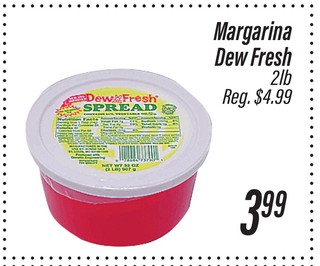Margarina Dew Fresh 2lb