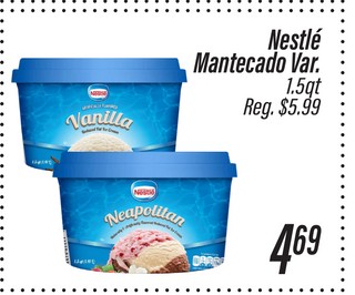 Nestle Mantecado Var. 1.5qt