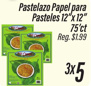Pastelazo Papel para Pasteles 12¨ x 12¨