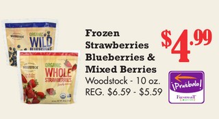 Frozen Strawberries Blueberries & Mixed Berries Woodstock